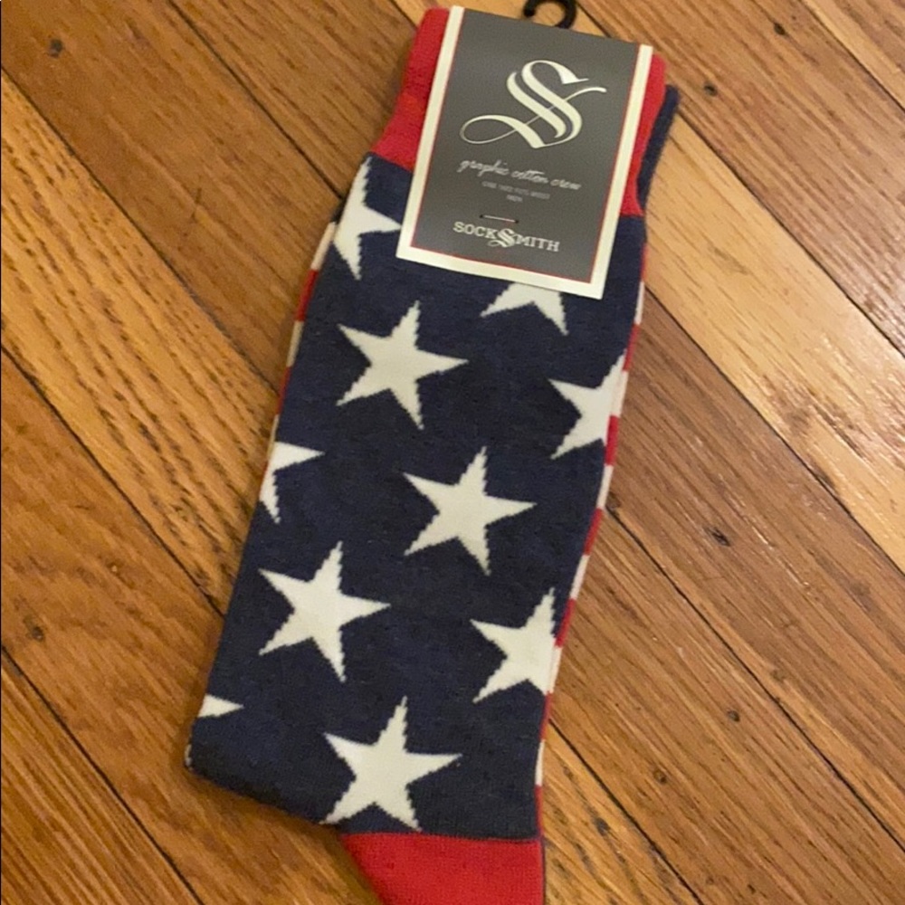 Men tall socks American flag - Picture 3 of 4
